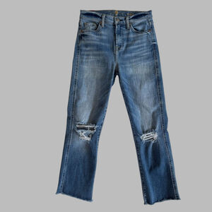 7 For All Mankind Edie Cropped Skinny Jeans Size 26